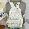 Mochila estudiantil nueva de gran capacidad estilo japonés, bolsa ita 2D de gran capacidad, bolsa ita con insignia transparente