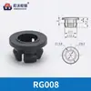 Pieza de Fijación de Barra de Bloqueo Rg001-1-2-3-4-5-6 Plástico Nylon Negro Accesorio de Barra de Conexión para Caja de Distribución Rittal