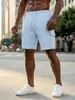 Shorts Casuais Masculinos Comércio Transfronteiriço Europeu e Americano Verão Cordão Jacquard Bolso Outdoor Cordão Multicor Shorts de Praia Masculinos