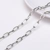 Corrente de Aço Inoxidável Corrente Plana Corrente Borboleta Corrente Estendida DIY Feito à Mão Pulseira Colar Material Contas Acessórios de Joalheria