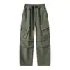 M-8XL Tallas Grandes Marca Americana de Moda Pantalones Casuales Deportivos para Exteriores de Primavera Otoño para Hombre Ropa de Trabajo Impermeable Pierna Recta Pantalones de Esquí