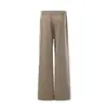Pantalones Casuales de Pliegues con Caída Estilo Vibe Americano para Hombre, Marca Trendy Diseño Cleanfit, Pantalones Largos Sueltos de Pierna Ancha