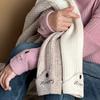Suéter de Punto con Media Cuello Alto para Niña Camisa Base Otoño e Invierno 2025 Suave Top para Niños Bebé Niña