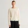 [Série Lã] Suéter de Lã Cashmere Peça Única Sem Costura para Mulheres, Novo Cardigan de Malha Outono 2026 para Mulheres