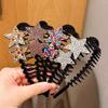 Pinza para el cabello de terciopelo para Otoño e Invierno Accesorios para el cabello Sentido Avanzado Clip de pedrería para el flequillo Pinza para el cabello de la parte trasera de la cabeza de la celebridad de Internet Pinza lateral para el flequillo Adorno para la cabeza