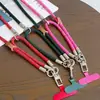Diagonal Transfronteiriça Duas em Uma Cordão Longo para Celular de Pulso Destacável Fivela de Metal Corda de Segurança Emenda Artefato Anti-Perda