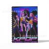 Cuaderno Personalizable Cadena Total A6 K-Pop Hunter Girl Group con 50 Páginas Interiores, Adecuado para Estudiantes y Uso de Oficina, Cuaderno con Espiral