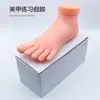 Pés Próteses para Manicure, Molde de Pé para Prática de Manicure, Molde de Pé para Exibição, Modelo de Pé, Molde de Pé Macio