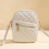 Bolsas em Estoque para Mulheres 2025 Novas Bolsas Femininas Mini Bolsas para Celular Moda Tendência Acolchoada Feminina Ombro Transversal Pequena Bolsa