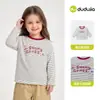 Colección de Camisetas para NiñasCamisetas de Manga Larga de Otoño Dudu para Niñas, Tops para Bebés Niñas, Ropa para Niñas, Ropa Infantil de Moda