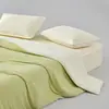Sensación Premium~ Colcha de Seda Helada Clase A para Verano, Colcha de Seda Helada con Spandex para Aire Acondicionado, Núcleo de Colcha Lavable a Máquina, Colcha Delgada de Verano