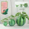 Melancia Artificial Melancia Falsa Modelo de Fruta Brinquedo Adereço Black Beauty Melão Kirin Melancia Grande Decoração de Loja de Frutas