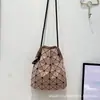 Bolso Cubo Acolchado Original Japonés para Mujer Rombo Geométrico Bolso de Hombro con Cierre de Cordón Bolso Versátil de Mano Cruzado para Mujer