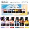 Comercio Exterior Transfronterizo Aire Fresco Aceite Esencial de Aromaterapia Soluble en Agua Set de 12 Piezas Máquina de Aromaterapia Humidificador Set Especial de Aceites Esenciales