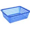 Cesta de Plástico Cesta para Lavar Verduras Cesta Engrosada Almacenamiento con Drenaje Cesta de Marco Rectangular con Cesta para Mercancías Cesta de Caucho Vulcanizado Cesta para Recoger al por Mayor