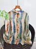 Cardigan de Ramio Puro con Estampado Digital para Mujer, Manga Larga, Talla Grande, Estilo Holgado y Delgado, Novedad Otoño 2026