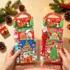 Libro de tarjetas de Navidad, pegatinas, set de papelería, regalos de recompensa escolar, papelería de Navidad al por mayor transfronteriza