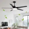 Novo Ventilador de Teto com Luz Estilo Nórdico Simples para Sala de Jantar e Sala de Estar, Lustre Ventilador de Frequência Variável para Uso Residencial e Comercial, Ventilador de Teto Silencioso Moderno