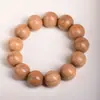 Pulsera de Seis Hileras de Madera Vieja, Cuentas de Madera, Madera que Repele Dragones, Cuentas de Madera Coleccionables, Textura de Seis Hileras, Pulsera Ranurada, Hilo de Cuentas, Amuleto de Buena Suerte