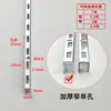 Accesorios de soporte para poste de escalera de poste cuadrado de tubo cuadrado tarjeta aa colgante positivo colgante lateral soporte de barra transversal soporte de gancho tubo cuadrado de acero inoxidable pieza de inserción de hierro