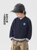 Chaqueta de Béisbol Europea para Niños Estilo Primavera y Otoño Top Cárdigan 2026 Ropa Nueva para Niños Ropa para Bebés Ropa de Otoño