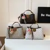 Bolso de Mujer Estampado Transfronterizo 2025 Bolso de Moda Tendencia para Viajar Bolso de Mujer de Gama Alta Color Contrastante Bolso de Hombro Único Bolso Cruzado Bolso Tote