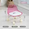 Rueda Universal Doméstica de Acrílico Costura de Belleza Taburete Silencioso para Niños Aprendiendo a Caminar Taburete Bajo Silla Pequeña de Malla Polea