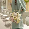 Mochila Linda de Moda Ligera con Estampado de Corazones Portátil Multiusos Nueva de Primavera Mochila Escolar para Niños y Niñas