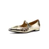 Zapatos Mary Jane Blancos Puntiagudos Estilo Hada, Nuevos para Primavera/Verano 2026, para Combinar con Faldas, Zapatos de Tacón Bajo de Cuero Genuino Fruncidos