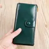 Carteira Versátil de Couro Genuíno Moda Slot para Cartão Multifuncional Clutch Porta-Moedas Mais Vendido Coleção Slot para Cartão Atacado