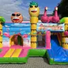 Castillo Inflable de PVC Engrosado para Niños Interior Exterior Trampolín Inflable Exterior Castillo Inflable para Niños