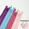 Cremallera de Plástico en Stock con Tiradores de Cremallera Coloridos para Ropa y Equipaje, Cadena de Cremallera Doble con Extremos Cerrados, Cremallera de Resina Tamaño 5