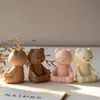 Jiahui Mei Vela Perfumada de Urso Molde de Silicone Urso Sentado DIY Decoração para Assar Bolo Molde de Urso