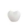Base de Adorno para Portavelas de Aromaterapia DIY Amapola Molde Corazón 3D Portavelas de Yeso Molde de Silicona