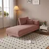 Sillón de lujo moderno minimalista para sala de estar, dormitorio, hotel o casa de huéspedes; una silla reclinable cómoda para usar junto a la cama; un sofá pequeño