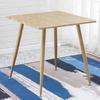 Mesa Redonda Pequeña para el Hogar Eames Madera Maciza Nórdica Simple Balcón Mesa Redonda Pequeña Silla Tienda de Café Leche Té Negociar Recepción