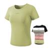 Top Esportivo de Manga Curta Cor de Doce para Mulheres, Emagrecedor, Roupa Fitness da Moda, Camiseta de Corrida de Secagem Rápida, Roupa de Yoga, Ajustado