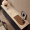 Aparador Retro Francés Mantel Antideslizante Soporte para TV Armario para Vino Alfombrilla Absorbente de Agua a Prueba de Polvo Zapatero Encimera Mantel de Tierra de Diatomeas