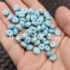 Cuentas Redondas de Turquesa Imitación, Cuentas de Ábaco con Hebilla de Jade, Cuentas Espaciadoras, Cuentas Sueltas de Jade, Cuentas Tubulares Rectas de Nudo de Bambú, Joyería de Cuentas Estilo Antiguo