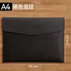 Bolsas de Documentos Empresariais Personalizáveis com Impressão de Logotipo, Pastas de Arquivo Impermeáveis, Bolsas de Documentos de Couro A4 Espessadas