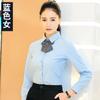 Camisa de Vestir de Negocios Manga Larga Hombres y Mujeres Mismo Estilo Camisa Entrevista Vestido de Negocios Vestido de Primavera Ropa Nueva para el Trabajo LOGOTIPO Bordado