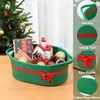 Cesta de Presente de Natal com Cesta de Armazenamento de Corda de Algodão, Sacola de Presente Cesta de Doces, Cesta de Armazenamento de Natal, Cesta de Presente