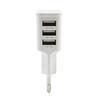Cargador de teléfono móvil europeo 3USB 2A cabezal de carga de viaje teléfono móvil Android universal transfronterizo una generación de cabello