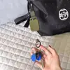 Hebilla de Pico de Águila para Exteriores con Clip para Señuelos de Pesca, Hebilla Cuadrada Retráctil de Fácil Extracción, Llavero de Correa de Alambre de Acero Verde Militar