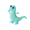 Decoração de bolo de dinossauro Tiranossauro Jurássico dinossauro pequeno decoração de bolo dragão de um homem plug-in