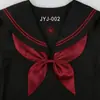 Estudiantes japoneses estilo universitario JK uniforme camisa traje de marinero accesorios gratis corbata de pez dorado corbata de lazo femenina