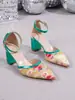 Saltos Agulha Apontados de Novo Estilo Transfronteiriços, Fashion e Versáteis, Estilo Europeu e Americano, Sapatos Femininos Confortáveis, Sandálias, Saltos Grossos, Saltos Altos