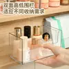 Caja de almacenamiento de mascarillas, gabinete con espejo, estante de almacenamiento para baño, lavabo específico para cosméticos, portatoallas faciales multifuncional