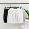 Shorts de Segurança de Renda Jk para Mulheres, Estilo Fino de Verão, Calças Pumpkin Anti-Exposição, Leggings Soltas na Parte Interna, Shorts de Segurança Que Podem Ser Usados Fora