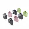 Socket de Audio PJ307F Socket para Auriculares 5 Pines-línea Doble Canal Asiento Madre Negro Rosa Verde